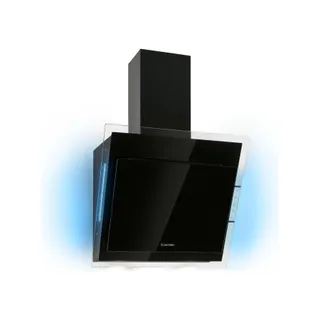 Hotte décorative murale inclinée KLARSTEIN Mirage 60cm 550 m³/h LED classe A++ noir