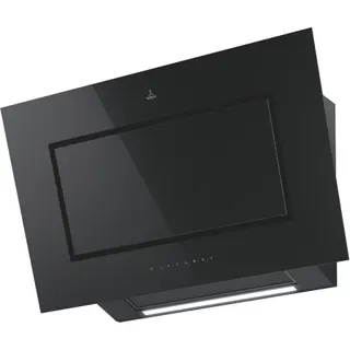 Hotte décorative murale inclinée ROBLIN CAPSULE 900 VERRE NOIR SANS MOTEUR