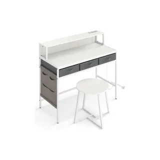 Bureau HELLOSHOP26 Bureau informatique avec tabouret 110 x