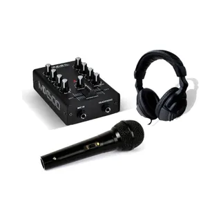 Table de mixage IBIZA Pack MIX500 + Casque + Micro