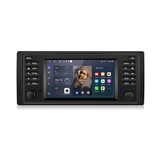 Autoradio connecté JUNSUN pour BMW 7er E38 5er E39 X5 E53 Carplay