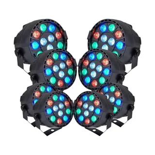 Jeu de lumières IBIZA Pack Light PROJECTEURS IBIZA A LED 8 PAR