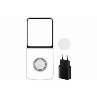 Pack SAMSUNG Z Flip 5 transparente + secteur 25W