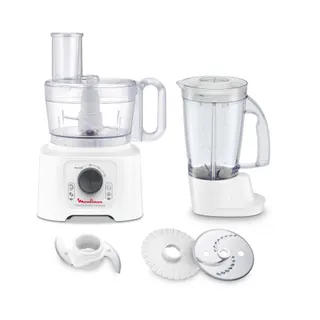 Robot multifonction MOULINEX FP542111 Double force compact blanc