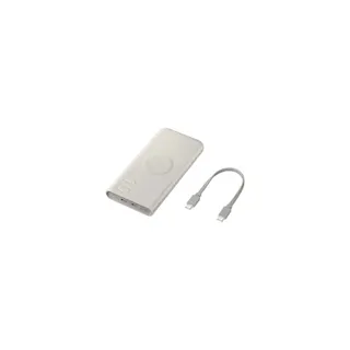 Batterie externe SAMSUNG 10000mAh 25W USB C / induction 7,5W Beige
