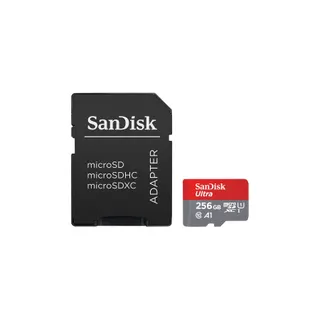 Carte Micro SD SANDISK Ultra microSDXC 256Go + SD Adapteur