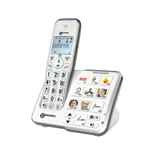 Téléphone sans fil GEEMARC Amplidect 295 Photo Blanc