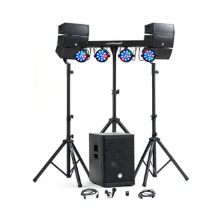 Pack sono BM SONIC Pack Sono DJ 1000W BT USB 31cm Satellite