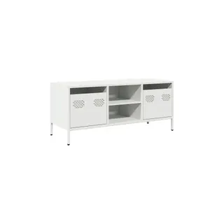 Meuble TV HELLOSHOP26 Meuble TV robuste industriel avec 2 comp