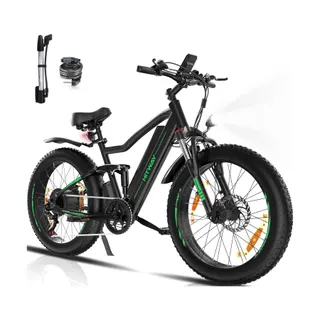 Vélo électrique HITWAY 26"*4,0 Fat Bike 48V15AH, 7 Vitesses-BK9