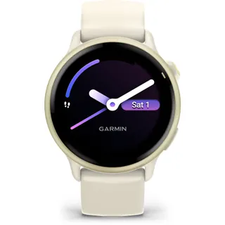 Montre sport GARMIN Vivoactive 6 Forme et santé GPS AMOLED BT Wi-Fi 42 mm Lunar Gold