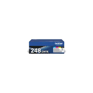 Toner BROTHER PACK 4 COUL TN248 C/M/Y/BK
