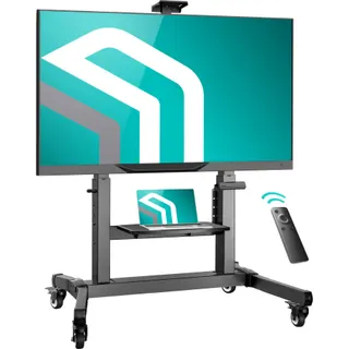 Pied TV ONKRON Motorisé 50-100", 130 kg, TS1991E-B Noir