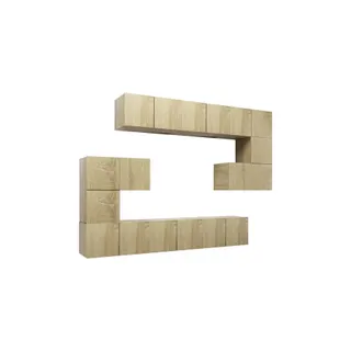 Meuble TV HELLOSHOP26 Ensemble de meubles armoire buffet TV té