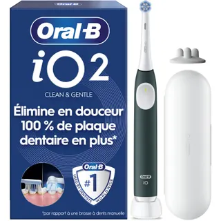 Brosse à dents électrique ORAL-B iO2 Series Vert Fôret + étui de voyage