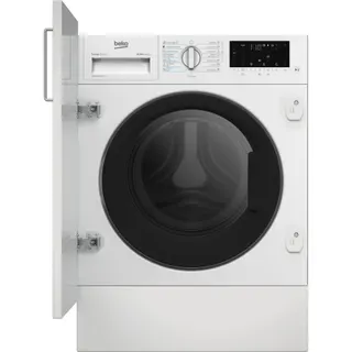 Lave linge séchant hublot encastrable BEKO B5DBT68547W - 8/5 kg - 1400 tr/min - Classe D - Moteur induction