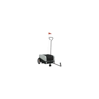 Remorque VIDAXL Fer 122 x 53 x 53 cm Gris