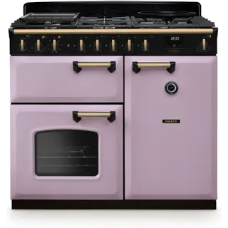 Piano de cuisson gaz FALCON NGC TAB GAZ 100 CM PARME LAITON ANTIQUE