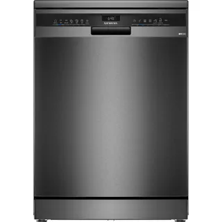 Lave vaisselle 60 cm SIEMENS SN23EC22AE, varioSpeed Plus, Acier brossé noir