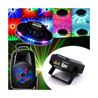 Pack sono LYTOR Karaoké 300W PARTY8 + OVNI LED RVB +  La