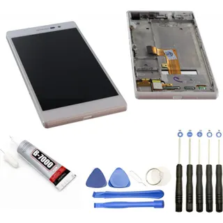 Ecran téléphone VISIODIRECT Vitre + LCD pour Huawei P7 BLANC 5"