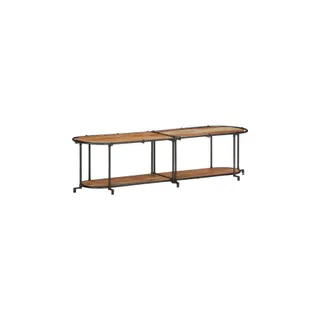 Meuble TV HELLOSHOP26 Meuble TV design industriel avec grand r