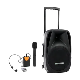 Enceinte sono PRONOMIC 00036613-PH12AW, 12" 80W RMS, Batterie
