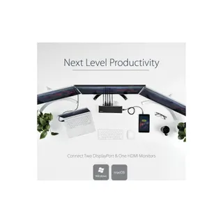 Hub USB C STARTECH USB3DOCKH2DP