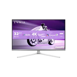 Ecran PC Gamer PHILIPS Evnia 32M2N8900 32" 4K 240Hz QD-OLED HDR True Black 400 HDMI 2.1 Ambiglow