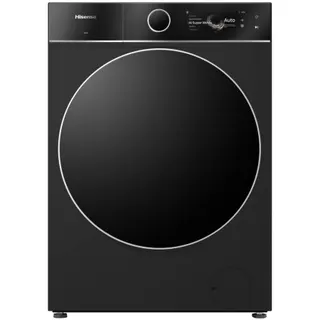 Lave linge hublot HISENSE WF7I1248BBR - 12 kg - 1400 tr/min - Classe A - Moteur induction - Autodosage - Connecté Wifi- Noir