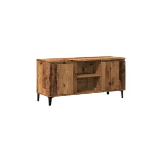 Meuble TV HELLOSHOP26 Meuble TV avec rangement pratique 102 x