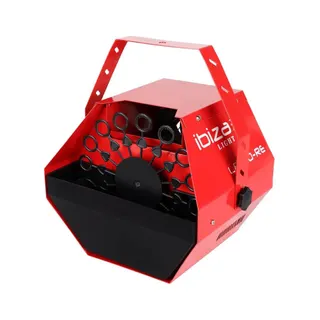 IBIZA Machine à bulles 25W rouge Ibiza Light L