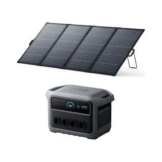 Batterie nomade ANKER SOLIX KIT C1000X Gen 2+PS400 Bifacial