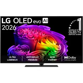 TV OLED LG 55G6 (2026) 55" (139 cm) 4K Ultra HD - Expérience Cinéma & Gaming, 120Hz, Smart TV, anti-reflet