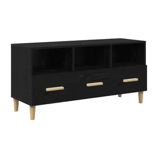 Meuble TV HELLOSHOP26 Meuble TV rectangulaire moderne avec ran