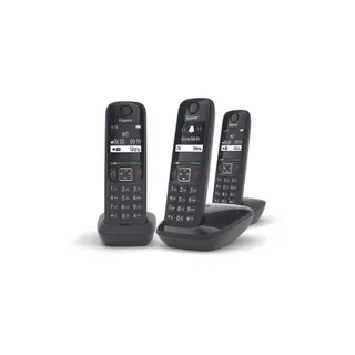 Téléphone sans fil GIGASET AS690 Trio Noir
