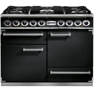 Piano de cuisson gaz FALCON PKR110 NOIR CHROM/BRILLANTES