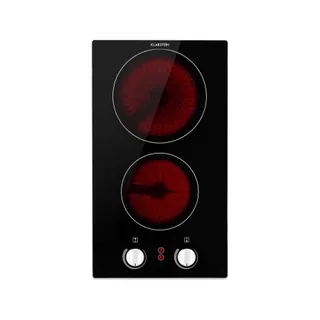 Domino vitrocéramique KLARSTEIN EasyCook Domino 2 feux 3000 W noire