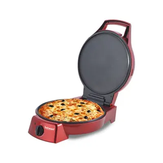 Four à pizza électrique TECHWOOD Four à Pizza et tartes ROUGE avec Grill