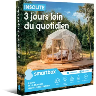 Coffret cadeau SMARTBOX Insolite - 3 jours loin du quotidien