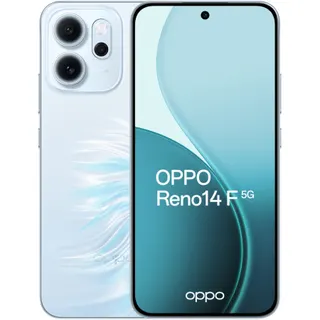 Smartphone OPPO Reno 14 F 256Go Bleu Opale 5G