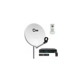Antenne parabolique HDSAT Pack Hdsat Parabole Satellite Acier 65cm