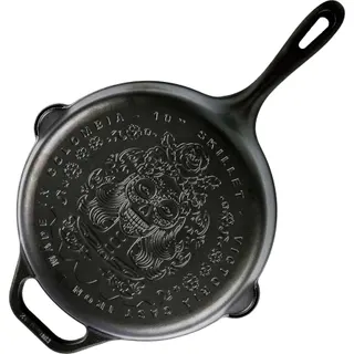 Poêle VICTORIA COOKWARE 25cm Day of the Dead Catrina, Sans PFOA