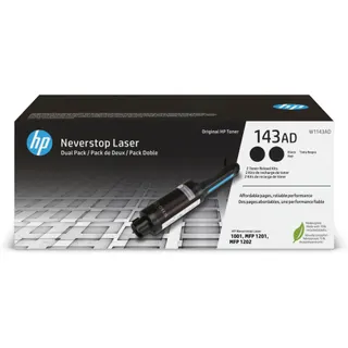 Toner HP 143A Noir Neverstop x2