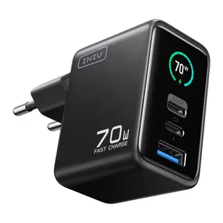 Chargeur INIU 70W Leopard 2 USB-C + USB-A noir