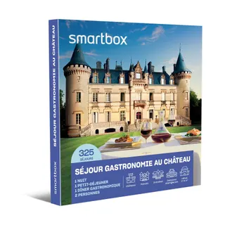 Coffret cadeau SMARTBOX Séjour gastronomie châteaux et belles de