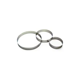 Cercle pâtisserie GOBEL Cercle à entremets inox - épaisseur 10/1