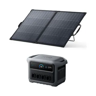 Batterie nomade ANKER SOLIX KIT C1000X Gen 2+PS200 Bifacial