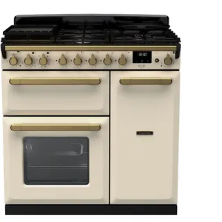 Piano de cuisson gaz FALCON ESTEL DELUXE TAB GAZ 90 CM CREME PASTEL