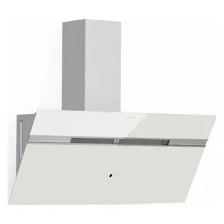 Hotte décorative murale inclinée KLARSTEIN Alina 90 cm 690 m³/h CEE A++ Blanc